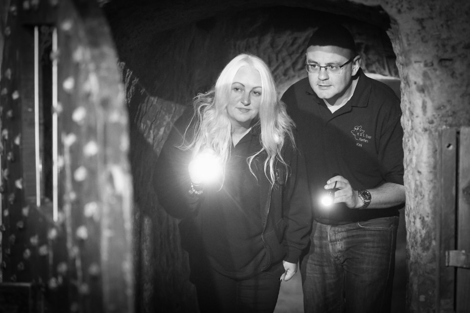 Laura has now quit her job to concentrate on ghost hunting with her hubby full time