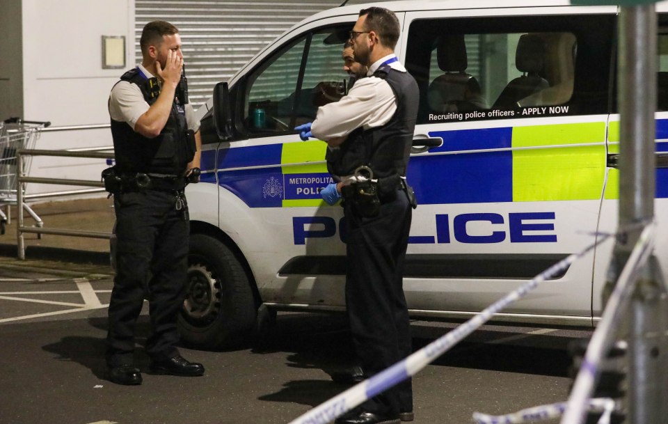 The Argos Extra store at the Merrielands Retail Park in Dagenham, London, was "put into lockdown"