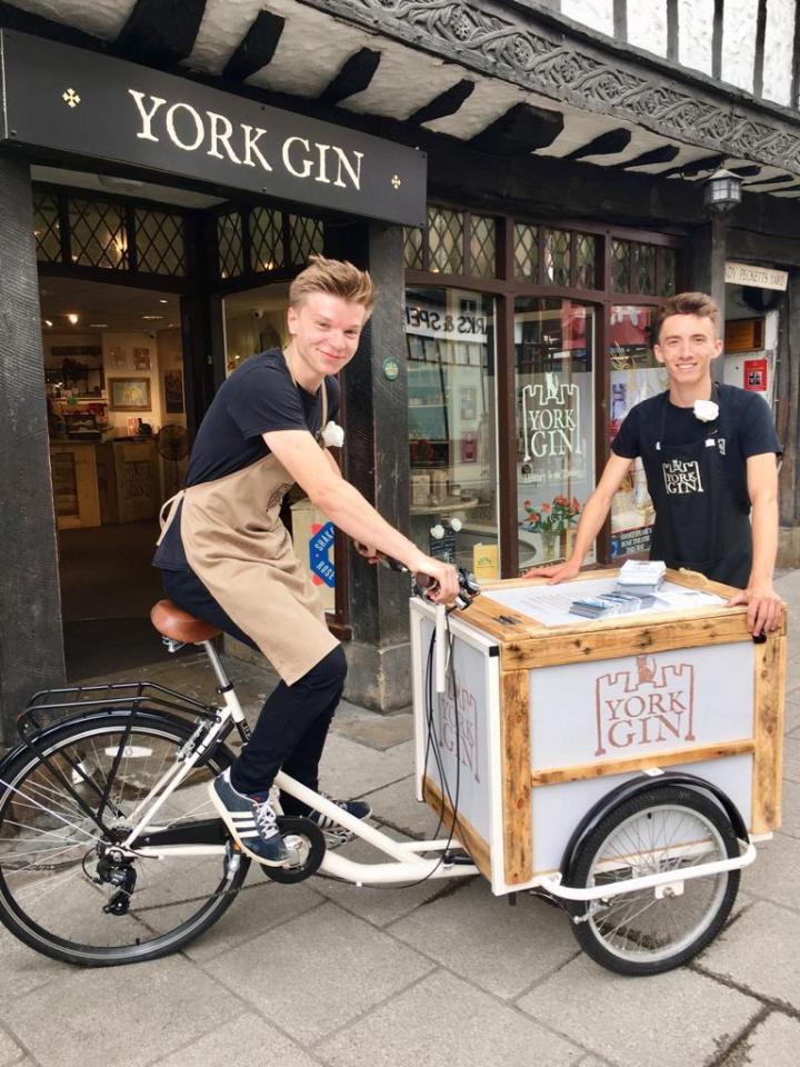 York Gin's Alex Fearns and Ollie Tanner-Smith on the company’s electric vehicle