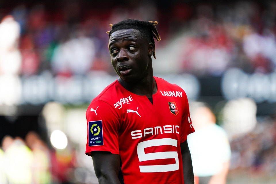 Rennes winger Jeremy Doku is believed to be a target for Liverpool in 2022