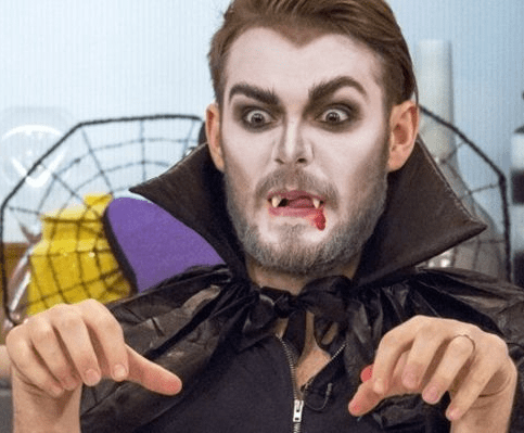 Strictly's John Whaite once dressed up as a slightly dodgy ­Dracula