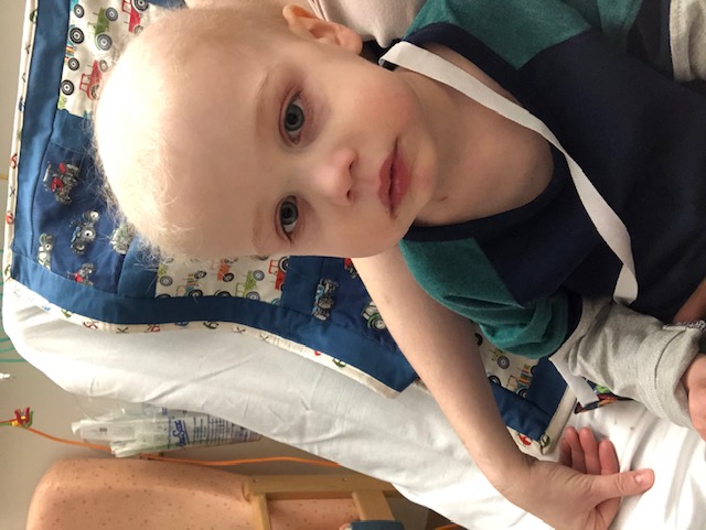 At just two-years-old Samuel underwent the highest dose of chemotherapy that his little body could take