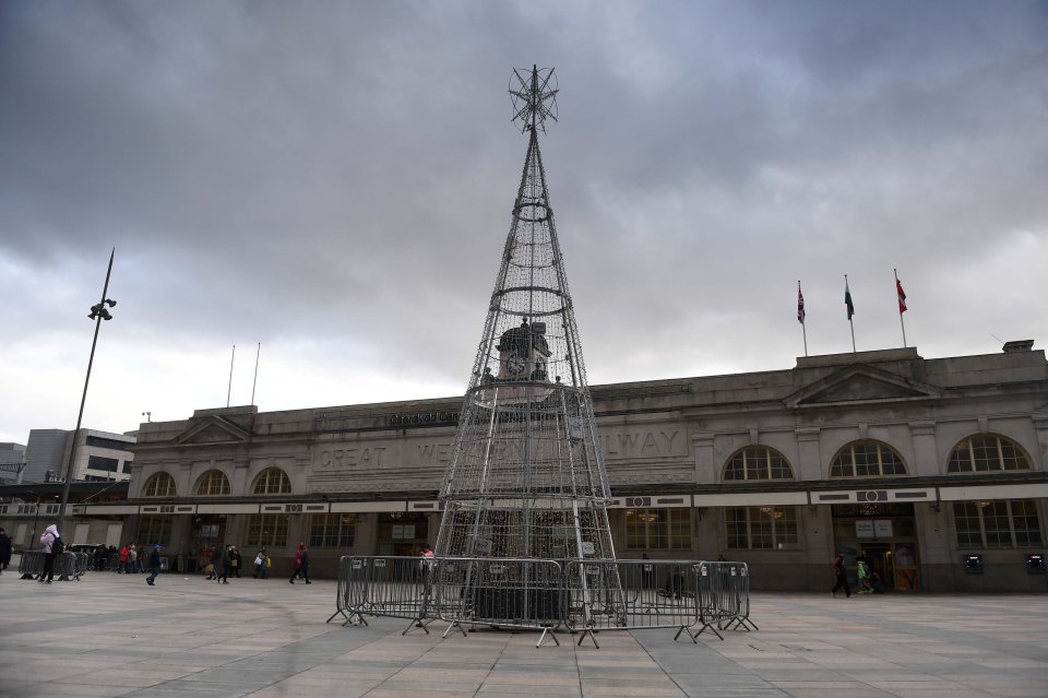 "Someone’s left their scaffolding in the middle of Cardiff," one person joked on social media