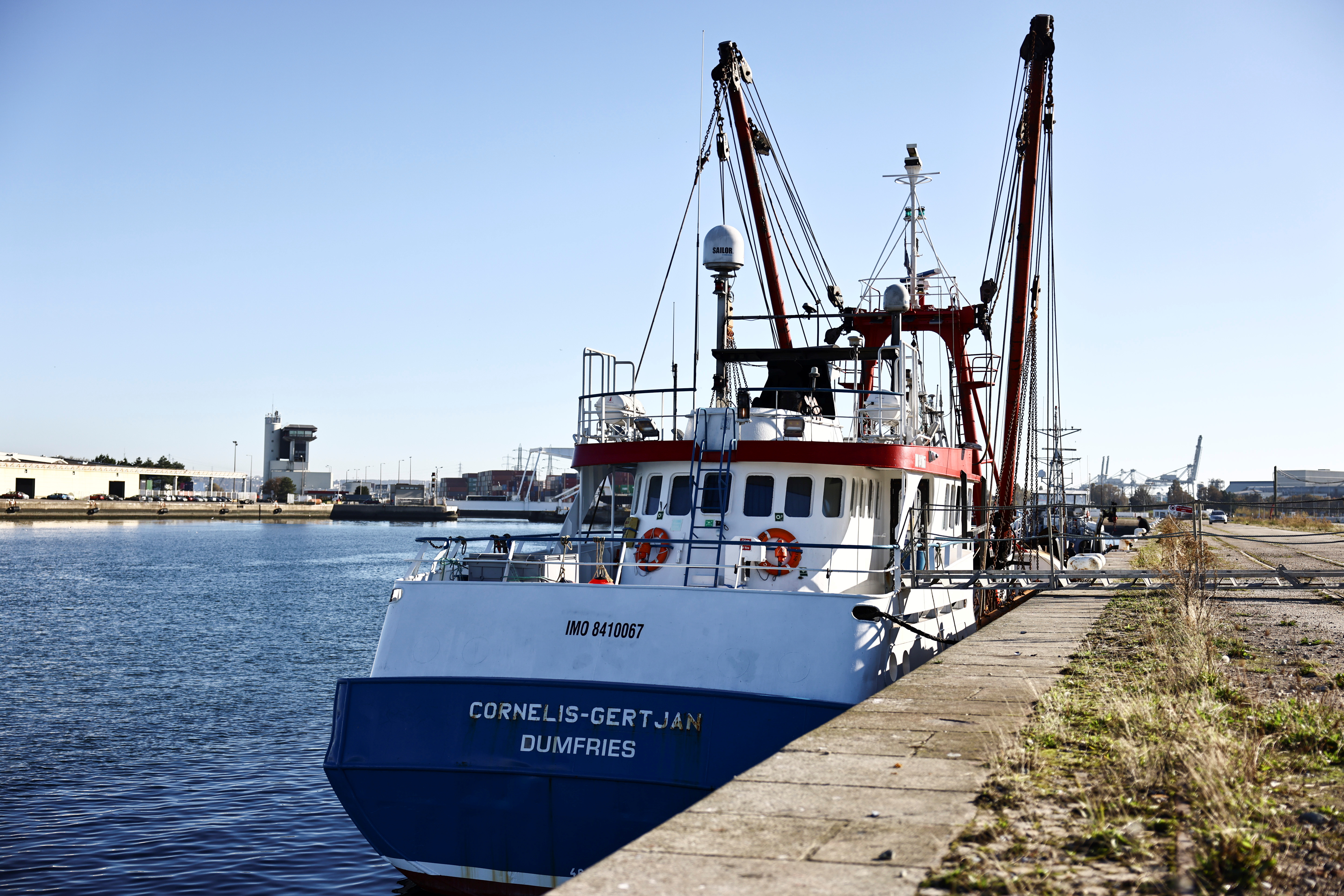 Cornelis Gert Jan was detained overnight at Le Havre after authorities said it was fishing in French waters without a licence