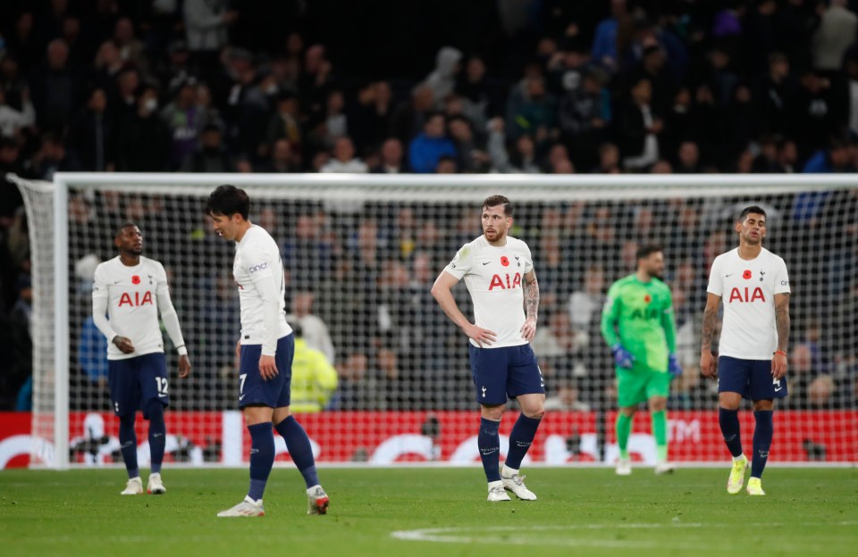 Spurs were outclassed by an impressive Manchester United