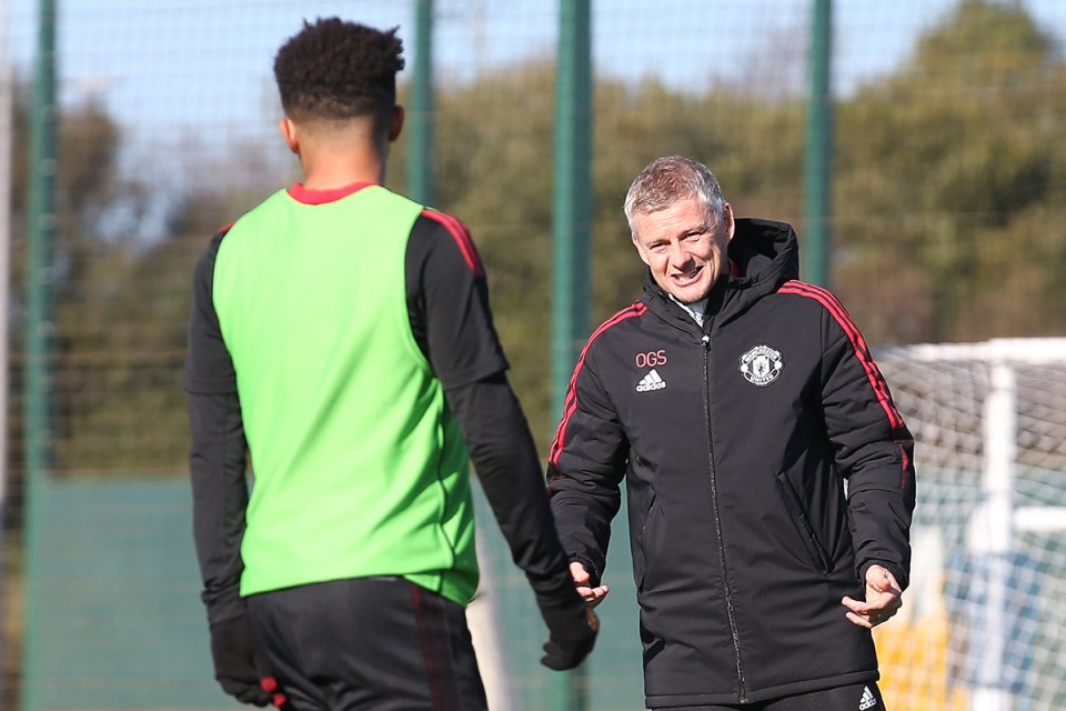 Ole Gunnar Solskjaer will take Manchester United training again today (Wednesday)