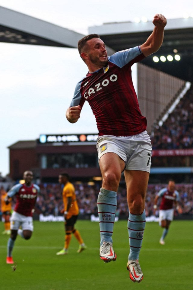 John McGinn celebrates his goal