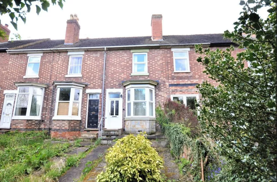 This two-bed house in Staffordshire is in need of "cosmetic" improvement according to the listing