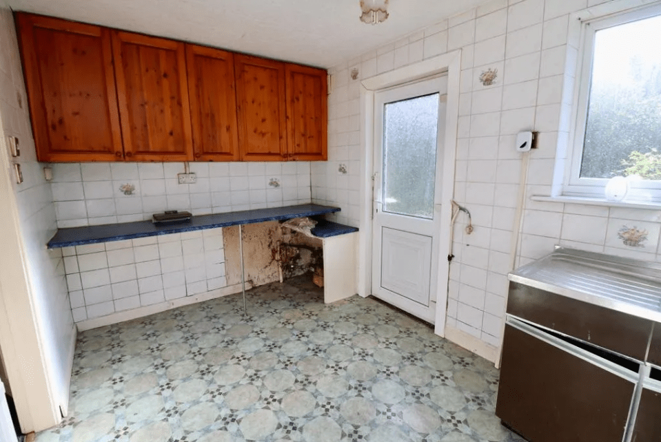 It needs a new kitchen fitted, and the other rooms need a makeover too