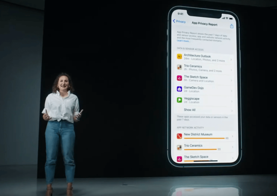 Apple unveiled its upcoming iPhone 'Privacy Report' feature in June