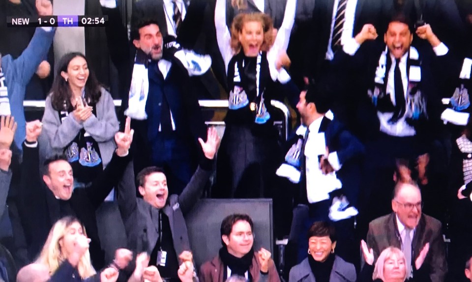 Amanda Staveley led the celebrations on Tyneside - but they didn't last