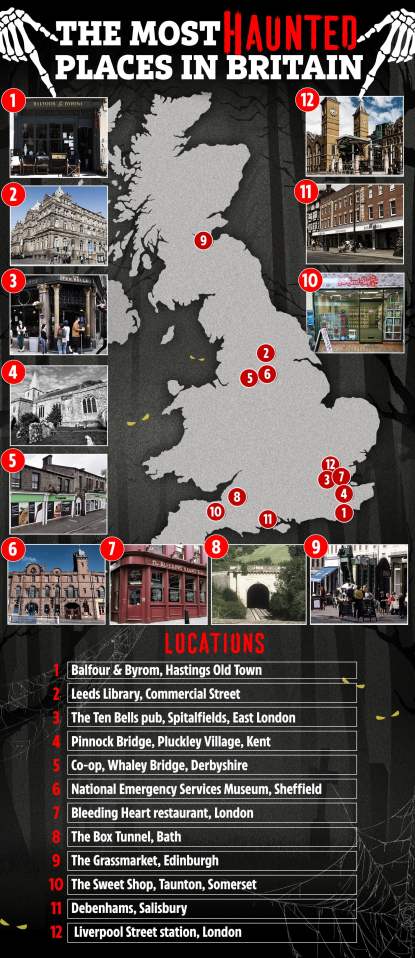 With Halloween in our midst, we reveal some of the nation's spookiest spots