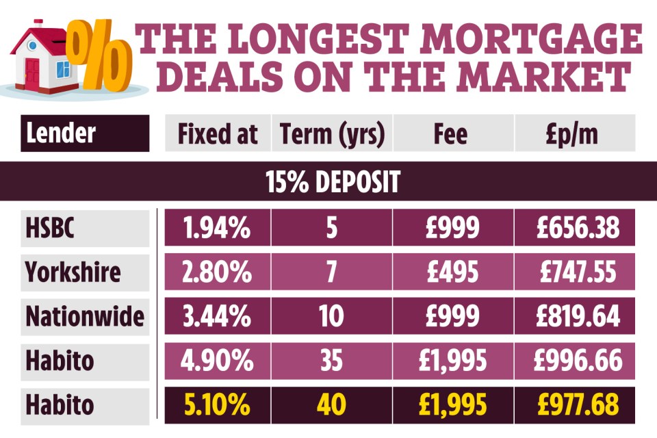 The longest mortgage deals on the market give you certainty but they might cost more