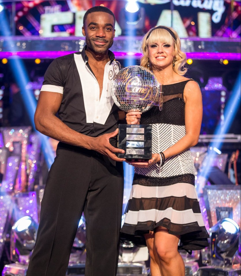 Joanne Clifton was crowned Strictly champion in 2016