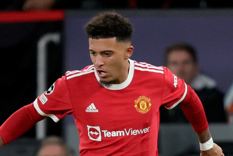 Jadon Sancho is yet to register a goal or assist since joining Man Utd