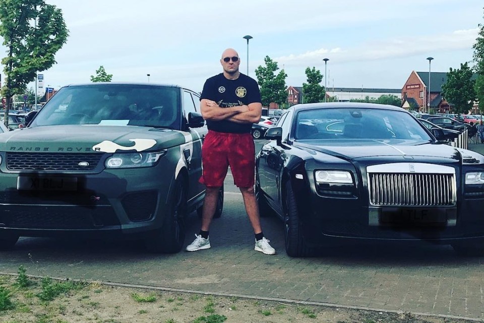 Heavyweight star Tyson Fury boasts an epic car collection