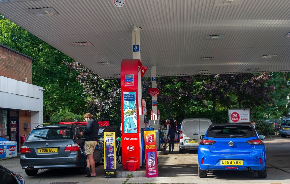 Across the country, Brits are still queueing to fill up their tanks - but the Government say the situation is stabilising