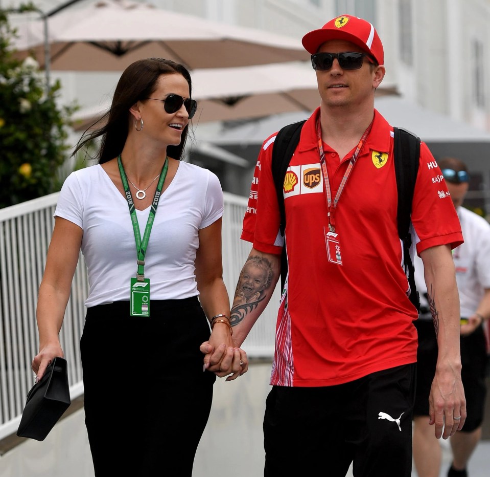 Kimi Raikkonen and Minttu have been married since 2016