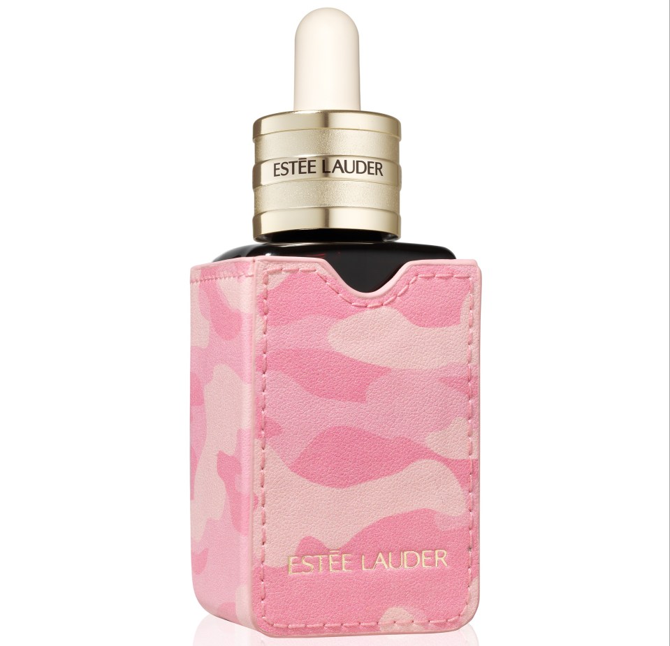 Estee Lauder's famous serum comes with a limited edition pink camo case