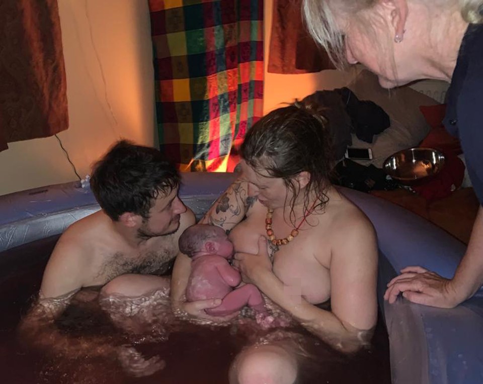 Michelle and her partner decided to embrace the Lotus birth method and kept the placenta attached to their son