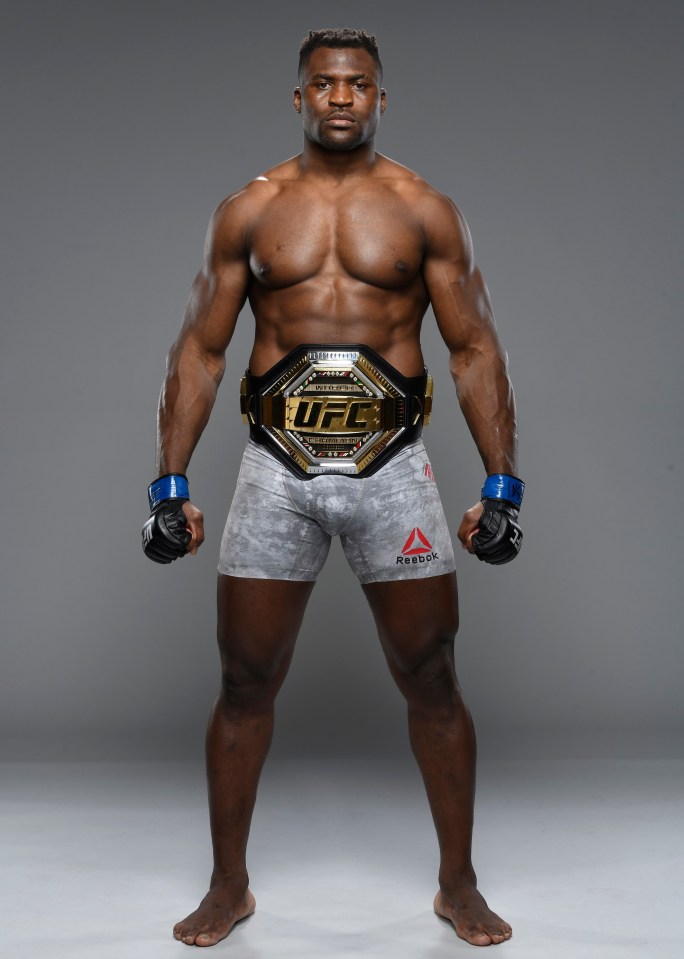 UFC heavyweight champion Francis Ngannou