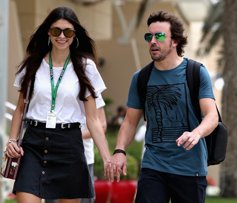 Morselli is the girlfriend of Spanish star Fernando Alonso