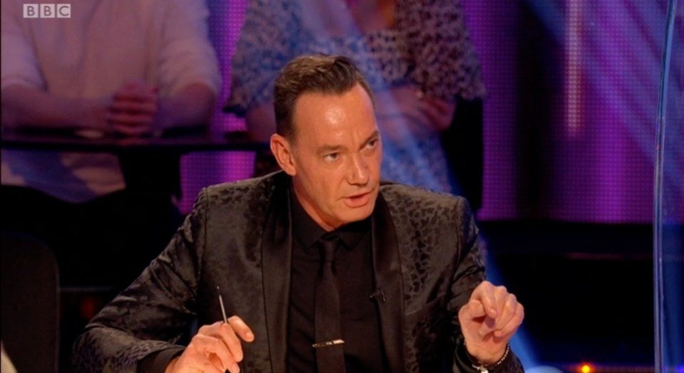 Craig Revel Horwood isn't a fan of the show's Perspex Covid screens