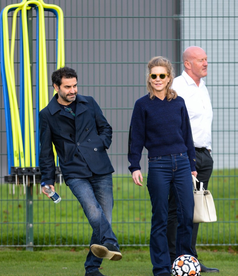 Amanda Staveley and Mehrdad Ghodoussi were filmed meeting players and backroom staff at Newcastle's training ground