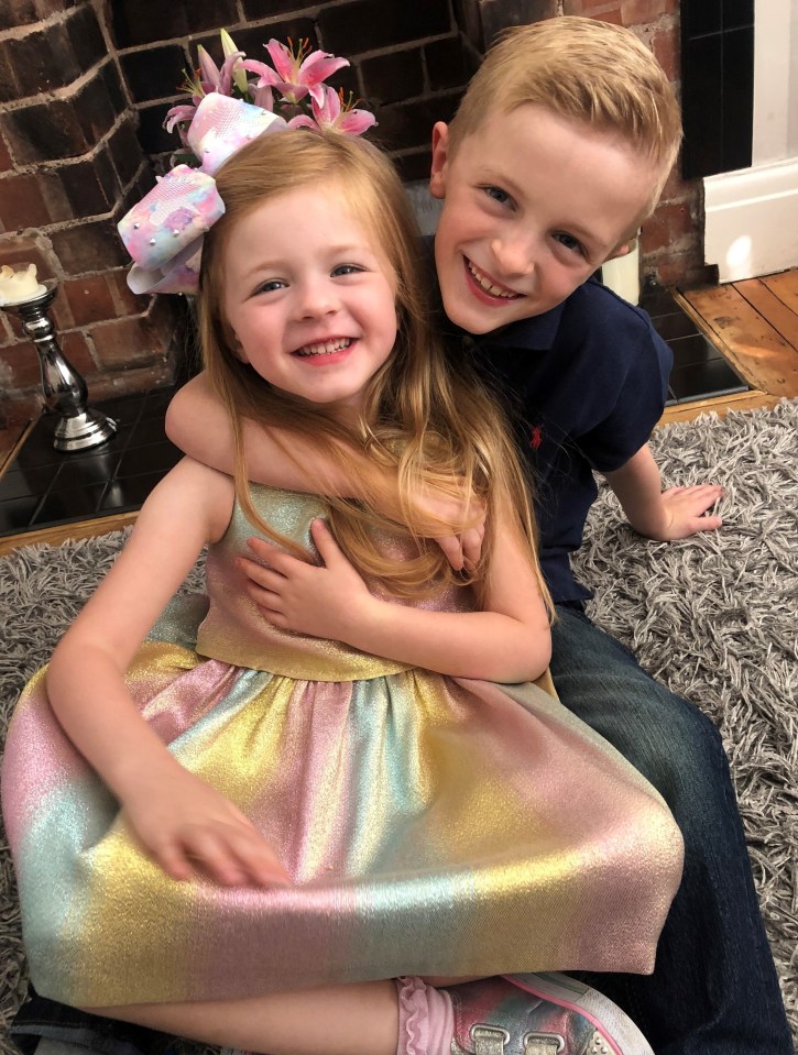 Nicola's kids, Finlay (eight) and Darcie (five), both needed life-saving treatment after being born. Their mum's immune cells attacked their blood