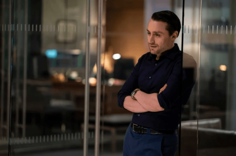 Kieran Culkin plays party boy Roman Roy