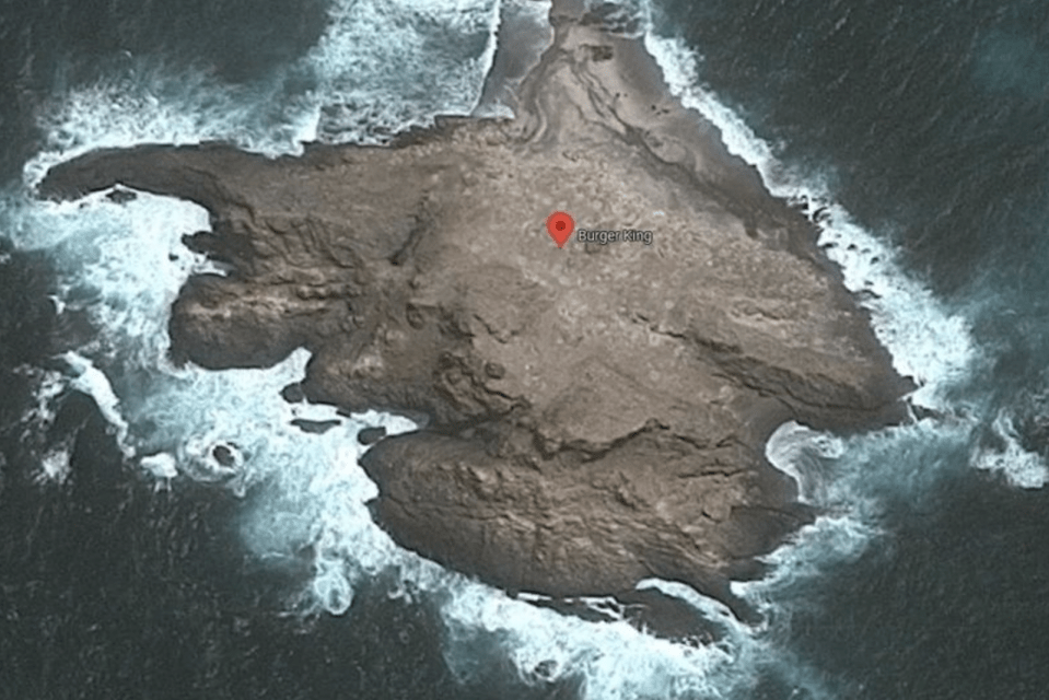 A Reddit user claims to have found the world's most remote Burger King on Google Maps