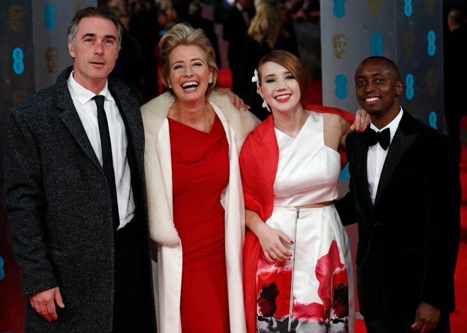 Tindyebwa Agaba is the adopted son of actor Greg Wise and actress Emma Thompson