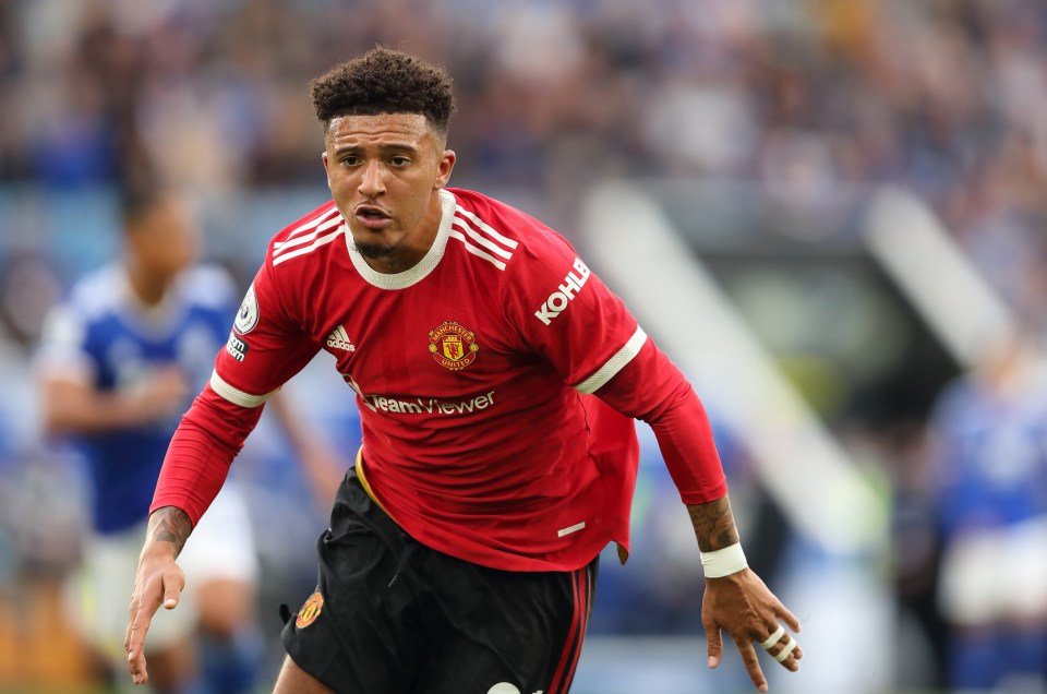 Jadon Sancho is reportedly being trialled as a right-back at Manchester United