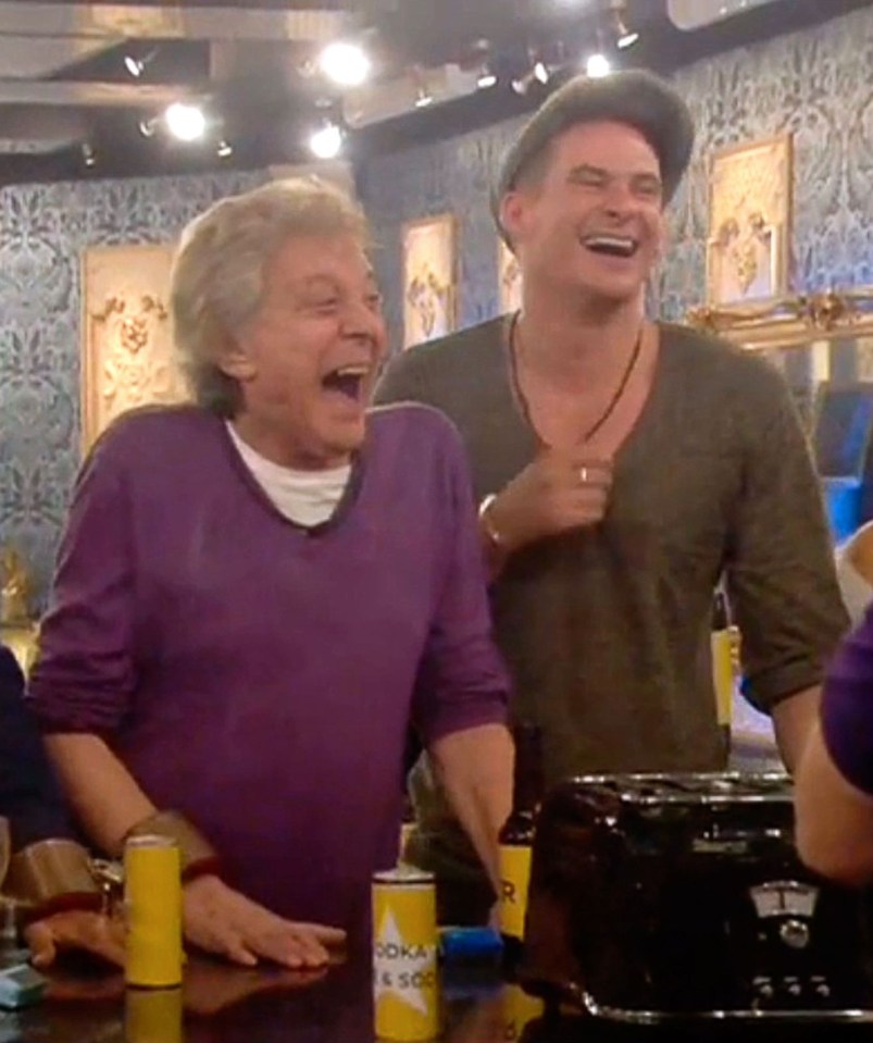 Lionel Blair and Lee Ryan on 'Celebrity Big Brother'