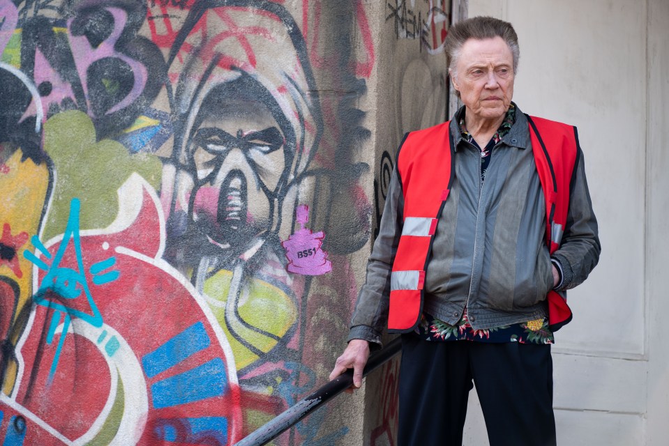 Walken painted over a £10million Banksy artwork while filming BBC comedy drama The Outlaws