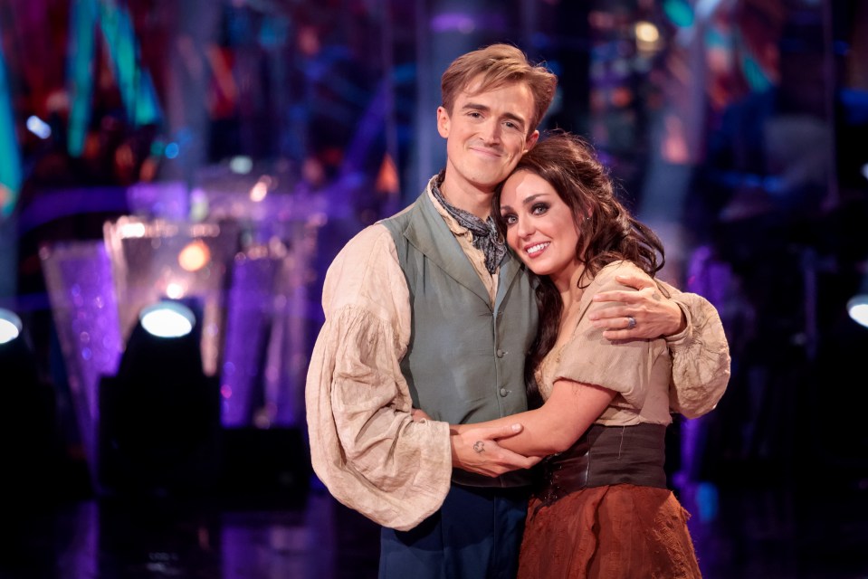 Tom and Amy were eliminated from Strictly in yesterday's results show