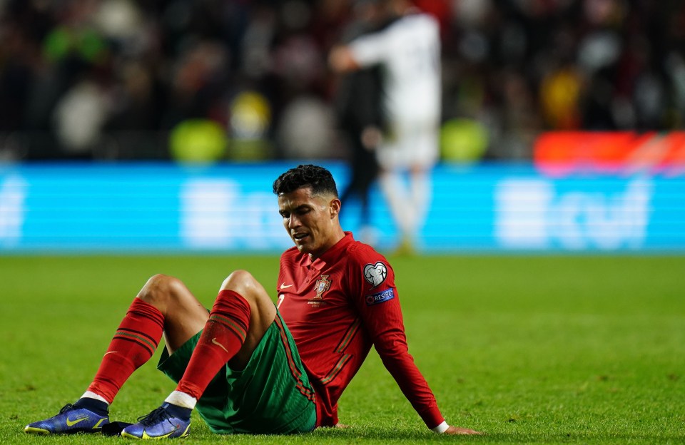 Ronaldo faces missing out on the prospect of appearing at Qatar 2022, which would be his fifth World Cup