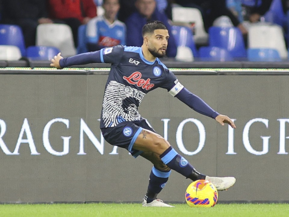 Lorenzo Insigne of Napoli could be available on a free transfer next summer