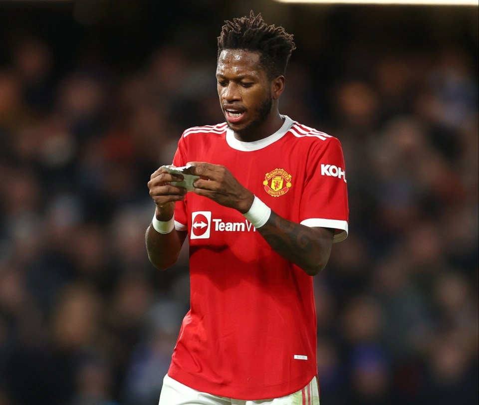 Man Utd midfielder Fred received a note from sub Donny van de Beek - and became the butt of jokes