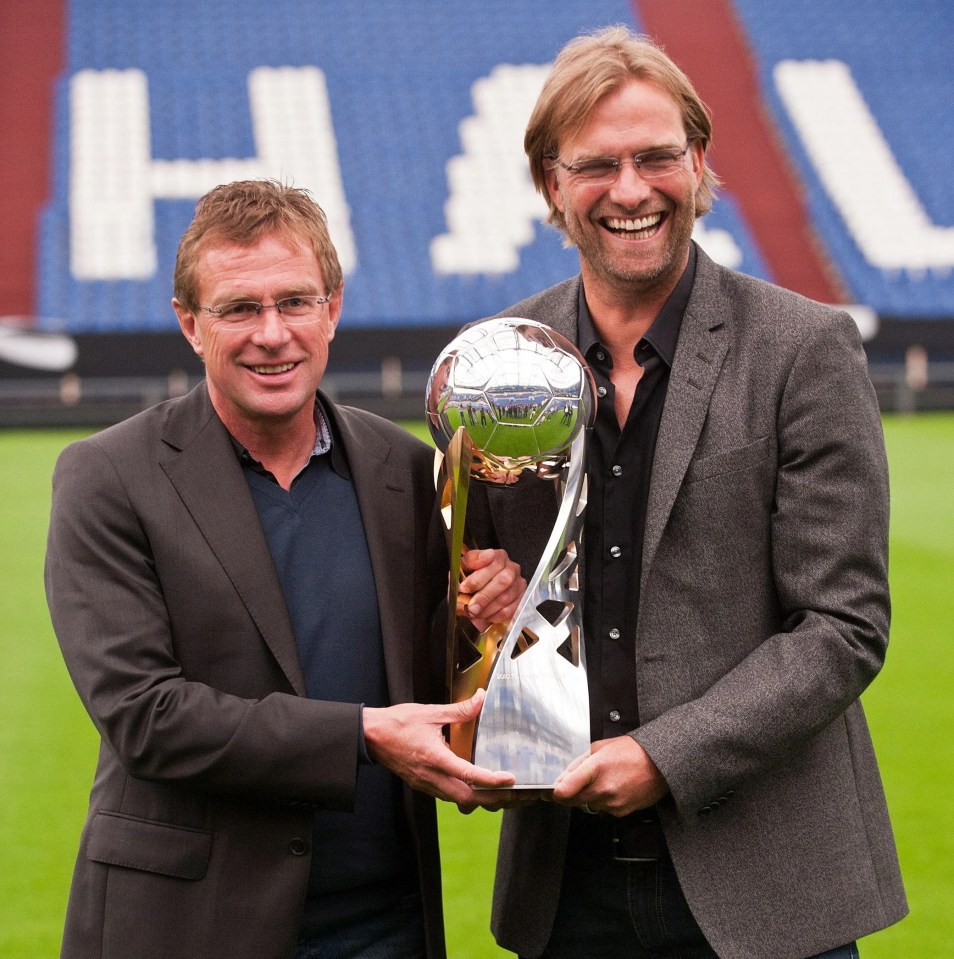 Rangnick has been a big influence on the career of Jurgen Klopp