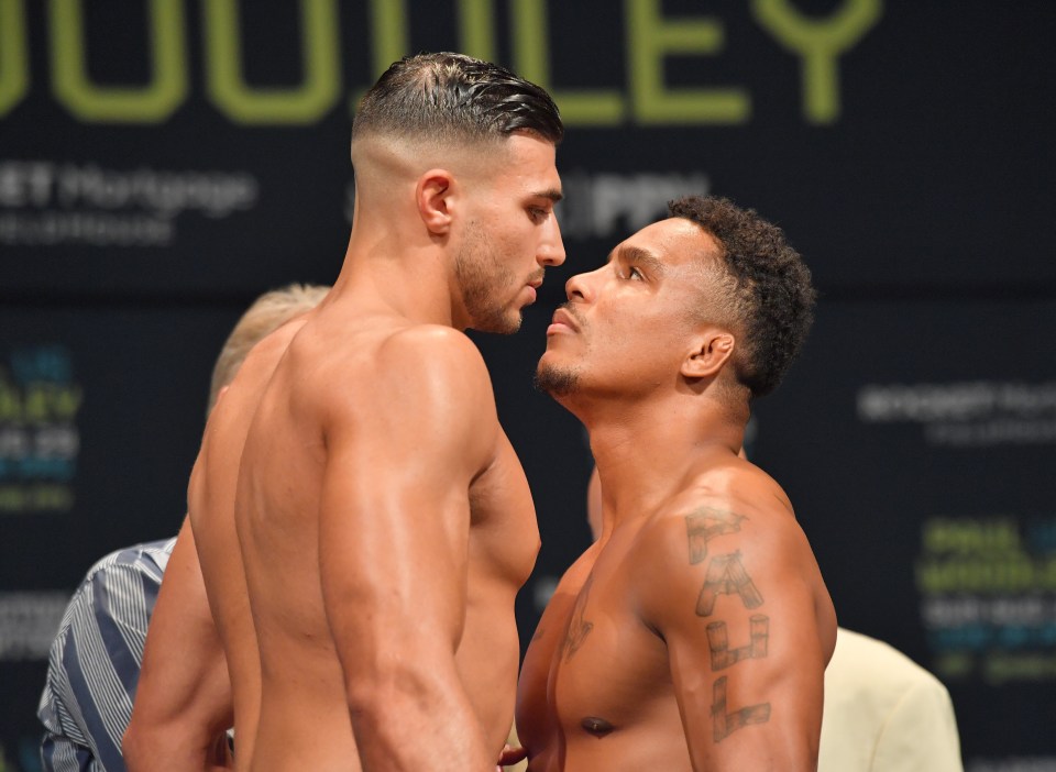 Tommy Fury before his win over Anthony Taylor