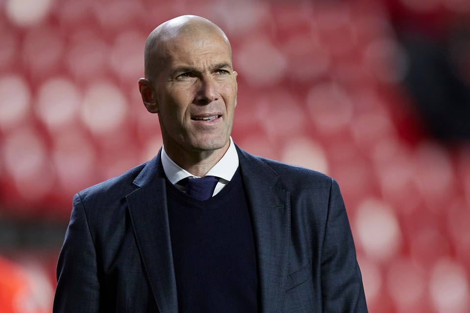 Zidane is thought to be a serious contender to replace Solskjaer at Old Trafford