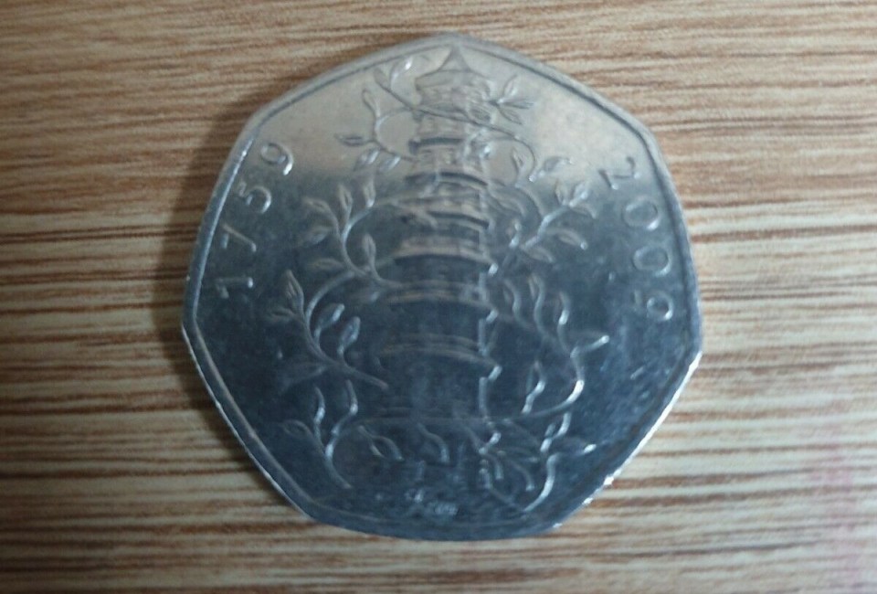 The 50p sold for £158 on eBay because of its design