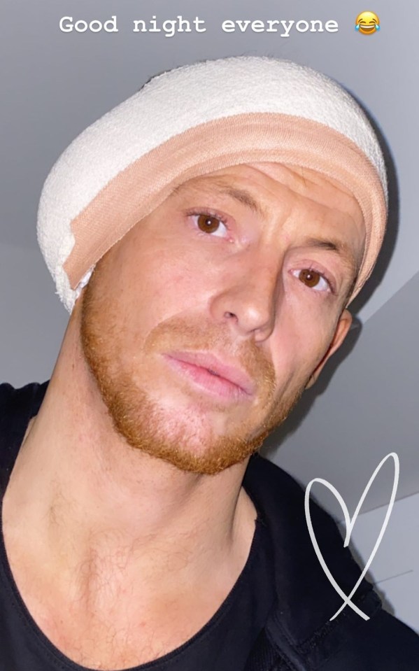 Joe Swash won Dancing On Ice last year but didn't manage to avoid a few scrapes