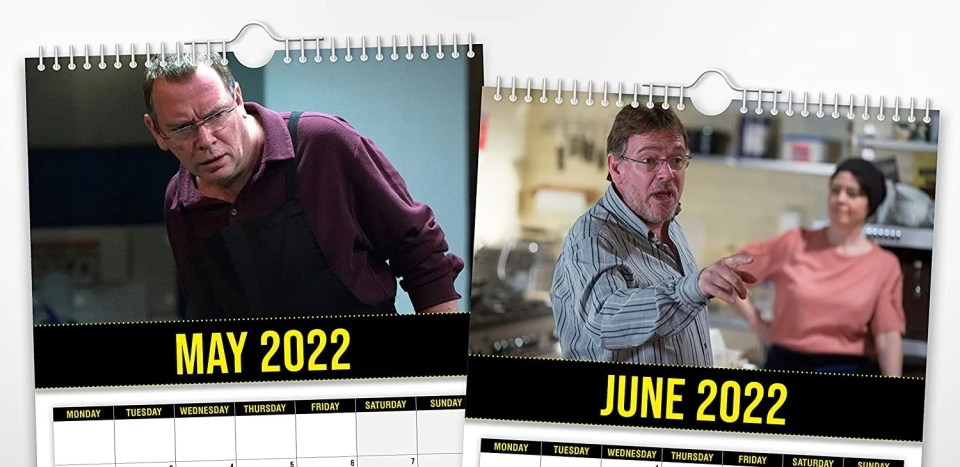 Ian Beale is currently off EastEnders screens so the calendar will help fans who miss him