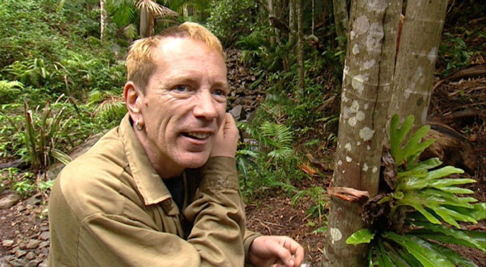 Johnny Rotten went on a sweary rant at viewers when he quit I'm A Celeb in 2004