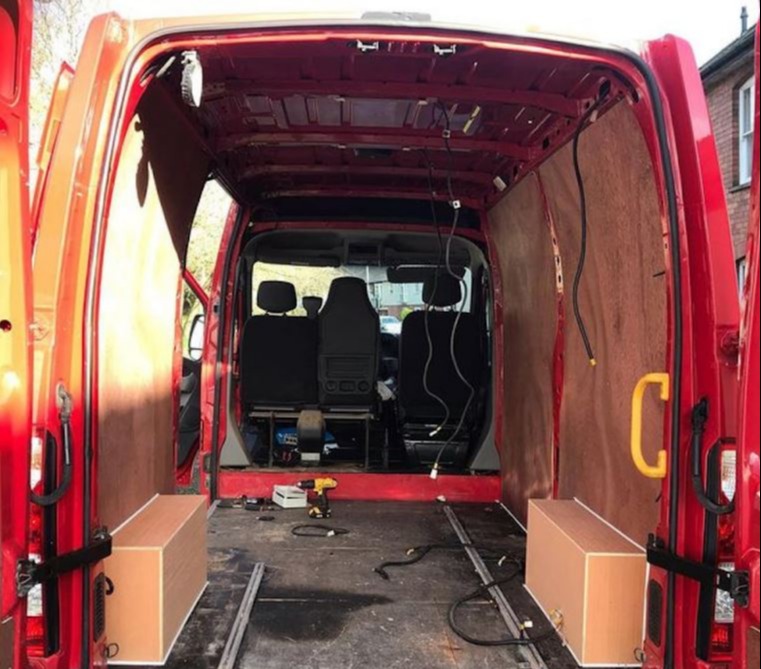 They bought an old van to convert for £7,400