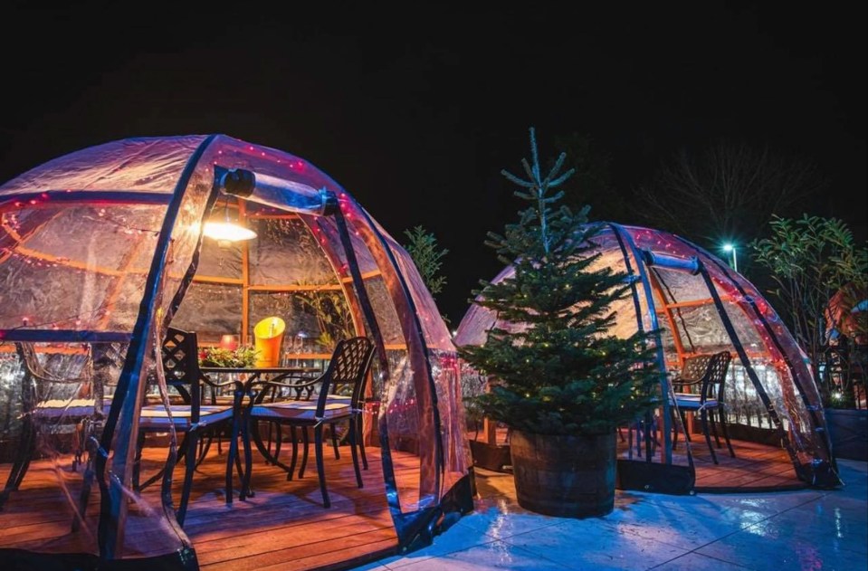 The snowdome looked perfect on social media