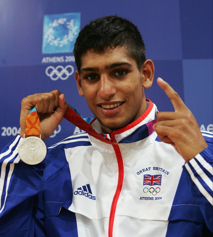 Khan burst on to the scene by winning Olympic silver at Athens 2004