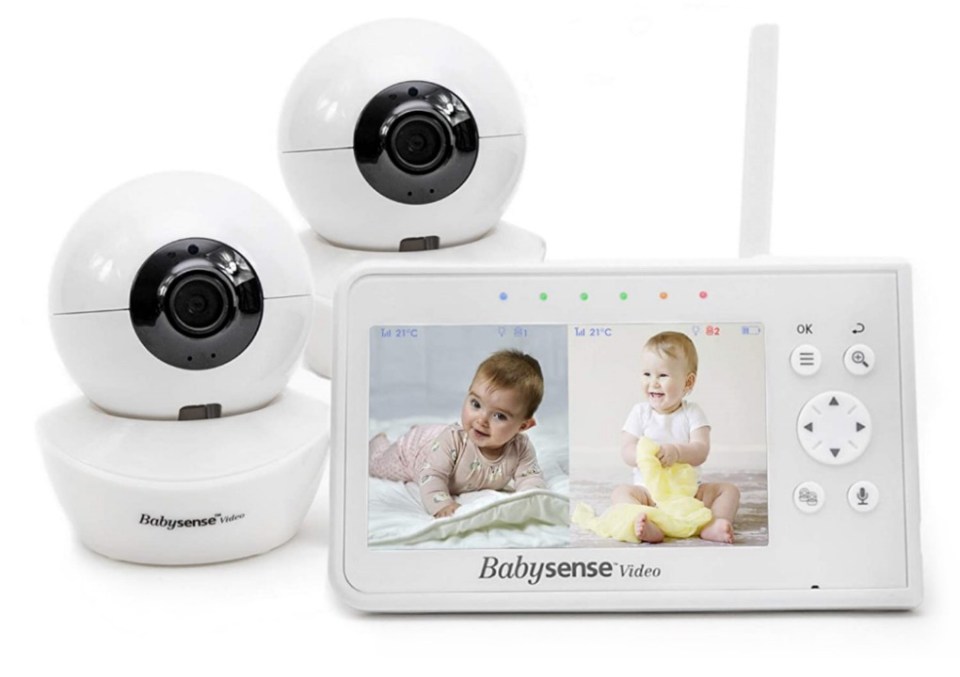 The Babysense monitor has two-way talk, lullabies and white noise capabilities